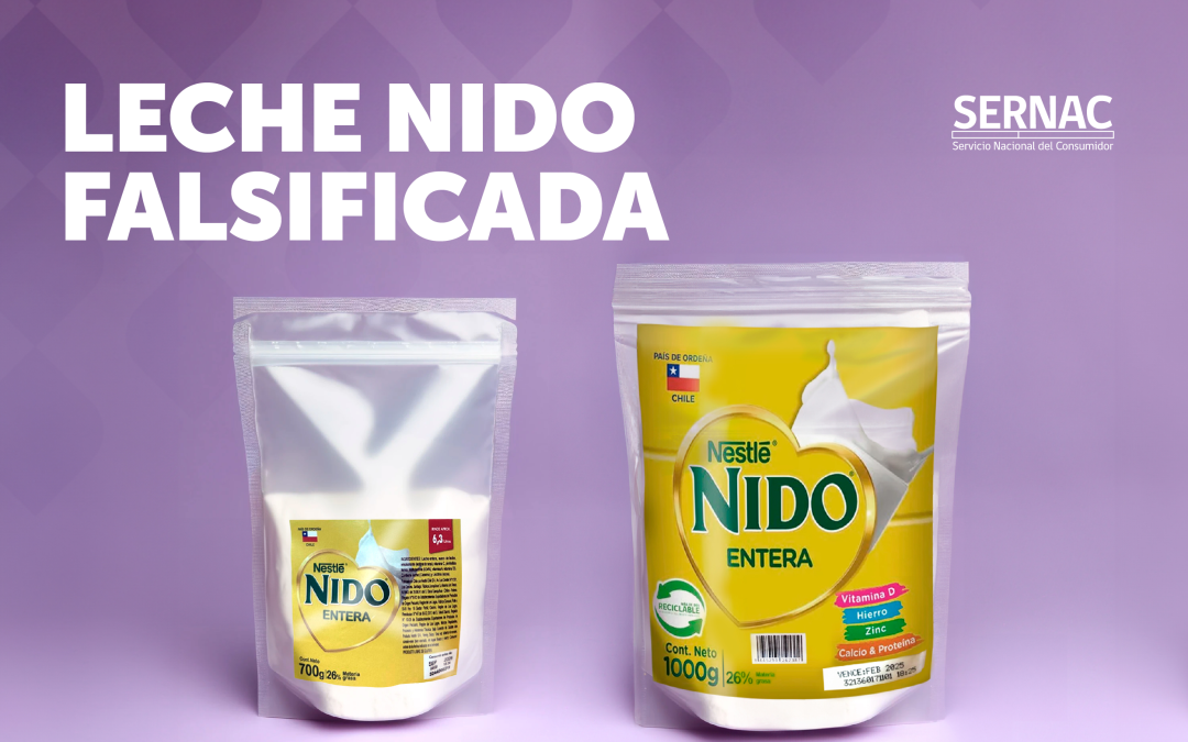 Sernac alerta sobre leche Nido falsificada que se estaría comercializando en minimarkets y ferias