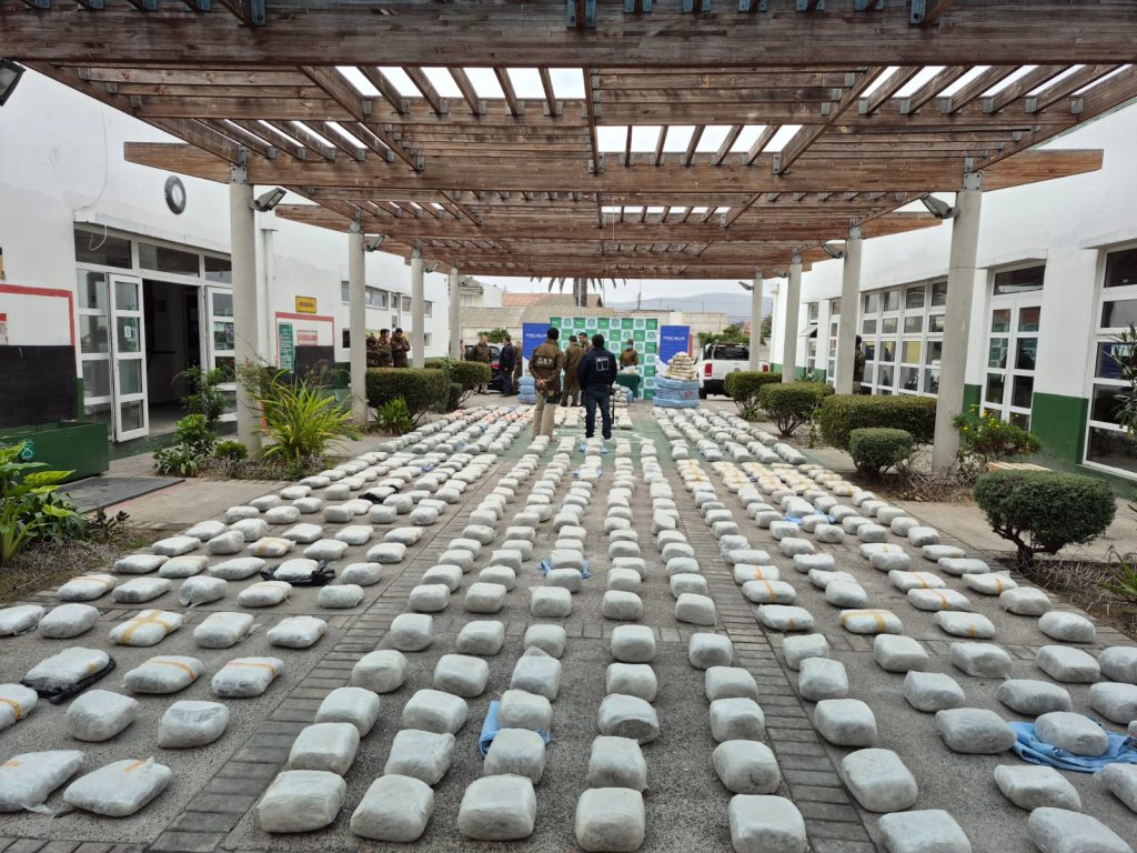 Fiscalía y Carabineros desarrollan otras diligencias tras incautación de más de 970 kilos de marihuana en camión en Coquimbo