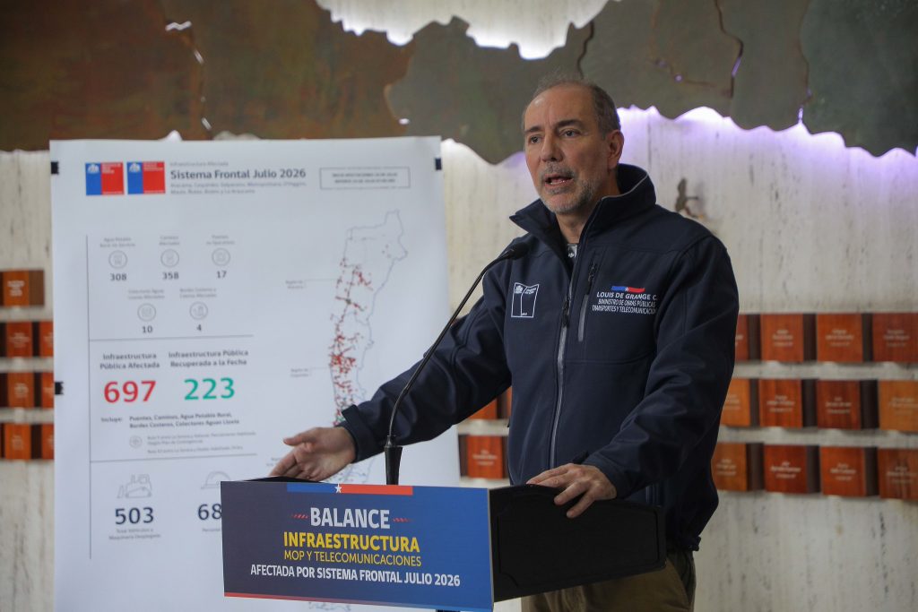 De Grange: “Hemos tenido un avance significativo en la recuperación de la conectividad, agua potable y telecomunicaciones”