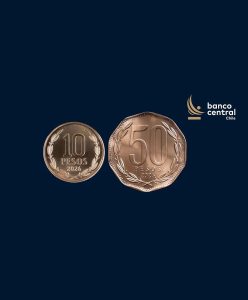 Banco Central presenta nuevas monedas de $10 y $50 con un proceso de producción más eficiente