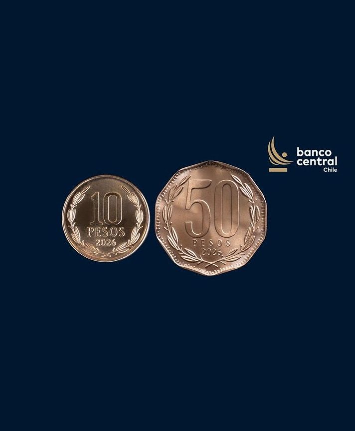 Banco Central presenta nuevas monedas de $10 y $50 con un proceso de producción más eficiente