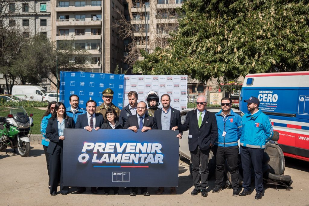 Gobierno lanza campaña “Prevenir o Lamentar” con llamado a no conducir tras consumir alcohol de cara a las fiestas patrias