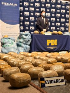 PDI y Fiscalía incautan 234 kilos de cannabis y detienen a un ocupante de vehículo “punta de lanza”